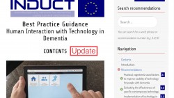 Best Practice Guidance for Technology in Dementia – recommendations by INDUCT network Updated